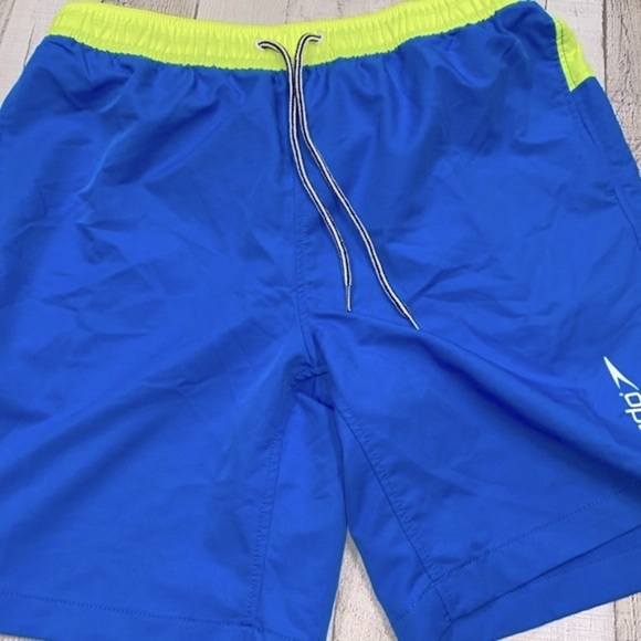 Speedo men’s blue swim athletic shorts size medium - Picture 2 of 7